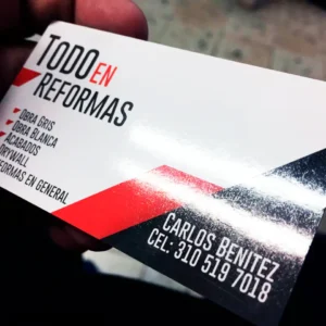 Tarjetas de presentación Brillantes